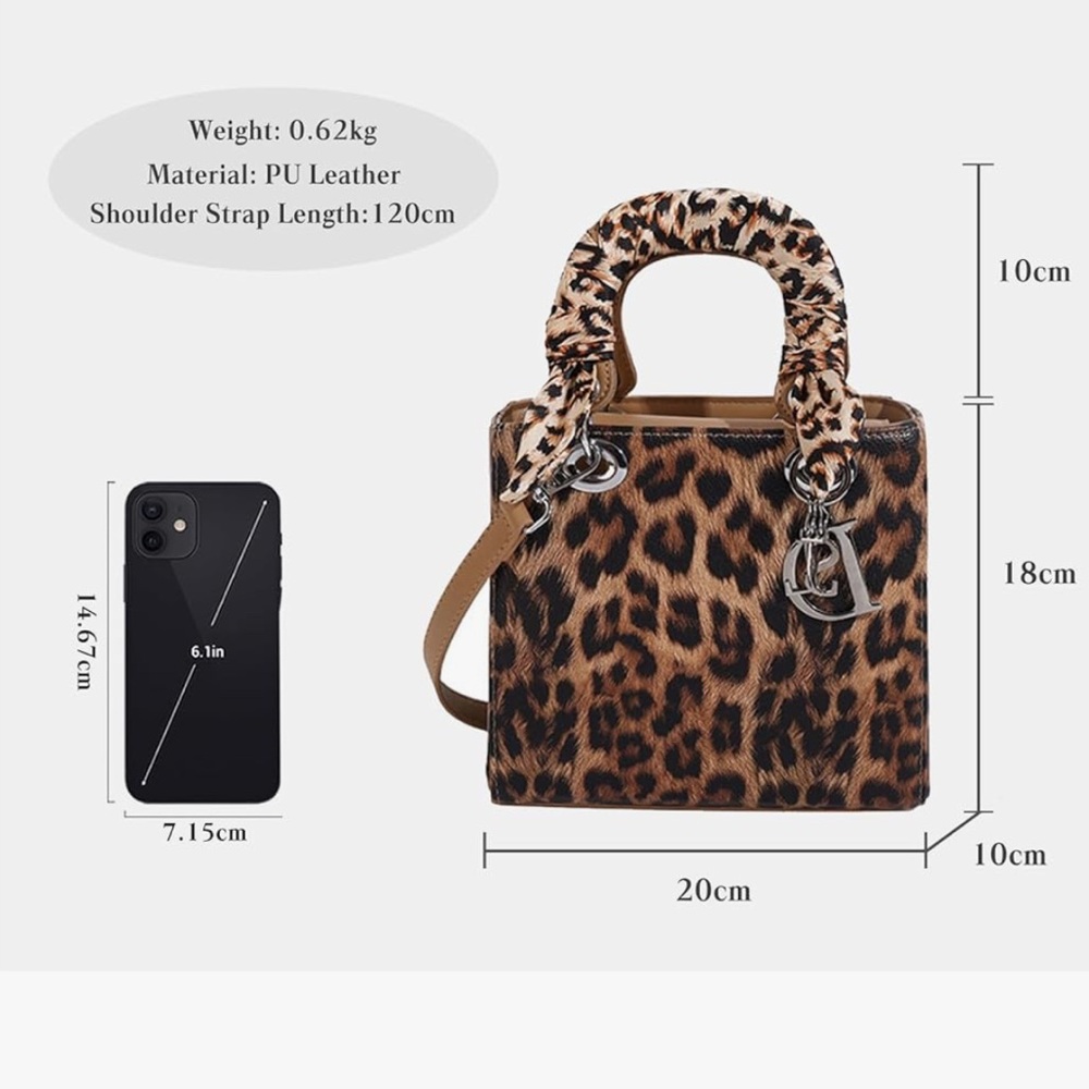Leopard Print Mini Bag - Picture 7 of 12